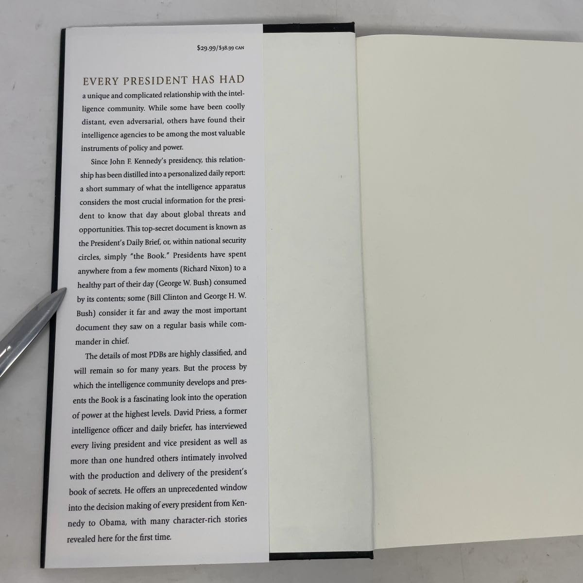The President's Book of Secrets: The Untold Story of Intelligence Briefings to America's Presidents from Kennedy to Obama