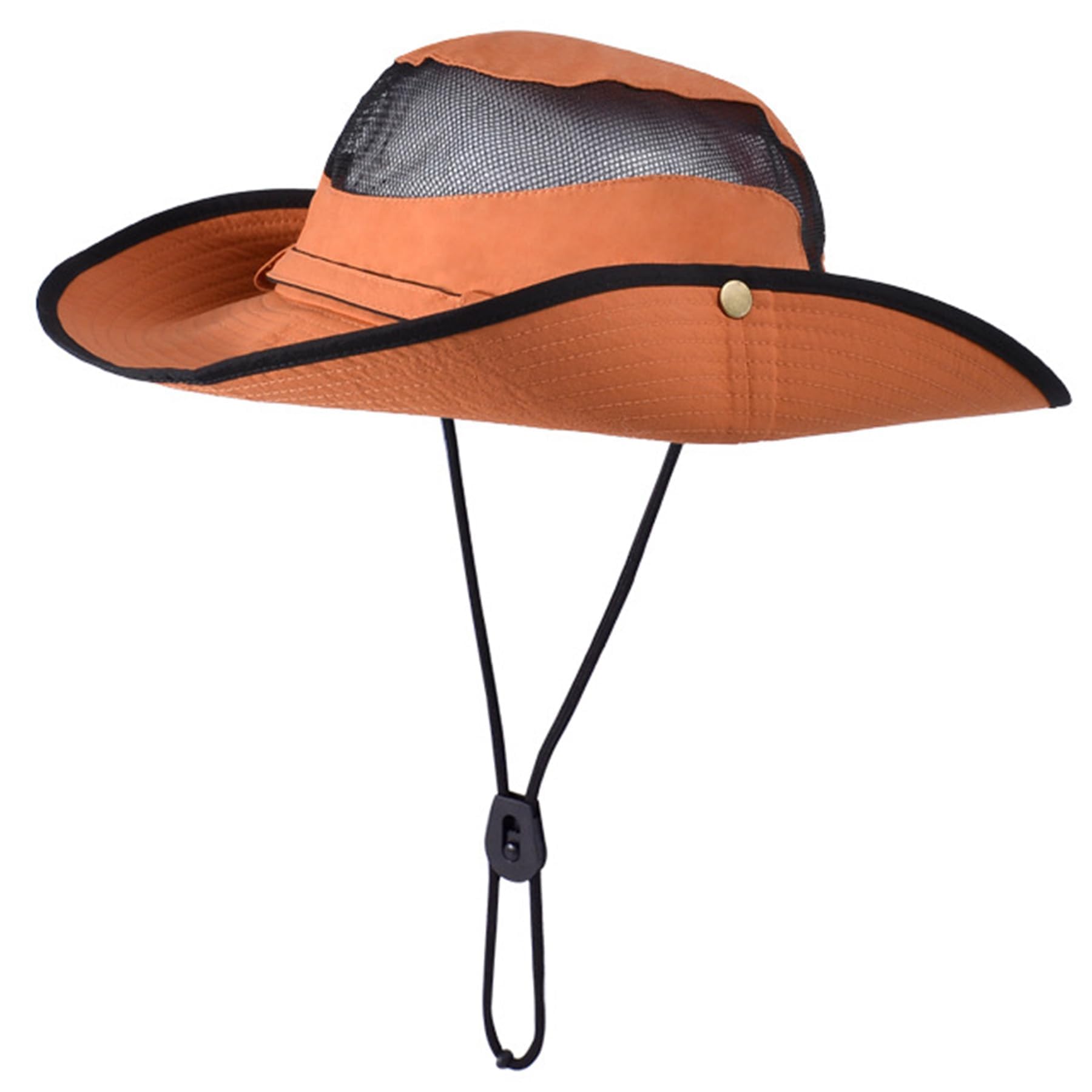 Feng Shui， Sombrero de Sol de ala Ancha para Mujer – Protección UV al Aire Libre Pesca Senderismo – Sombrero de Cubo Transpirable Impermeable de Secado rápido para Viajes de Verano