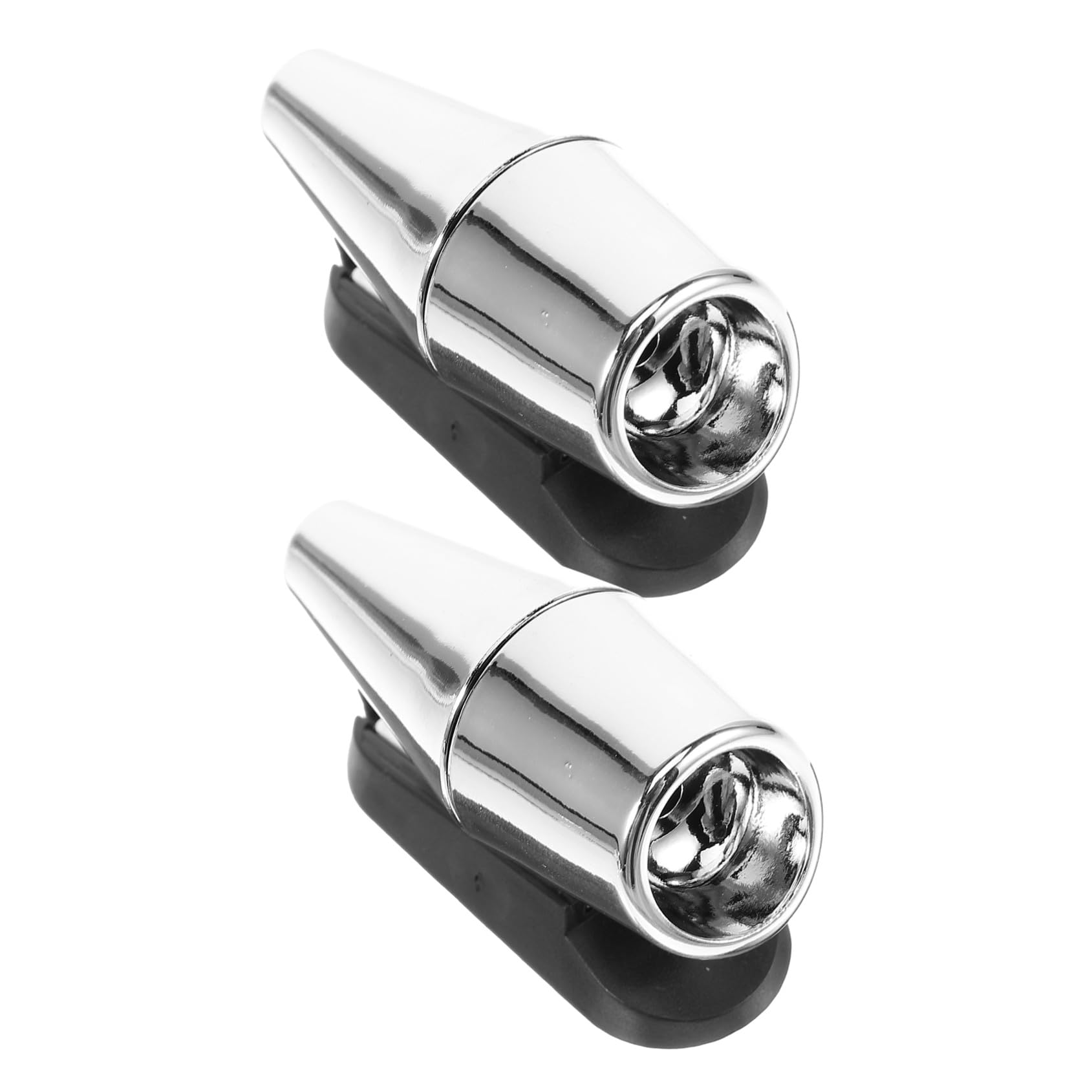 Mikinona 2 piezas Silbato para Ciervos para Vehículos Dispositivo de Advertencia Ultrasónico de Abs Fácil Instalación Parachoques Ahuyentador de Animales para Coches y Motocicletas