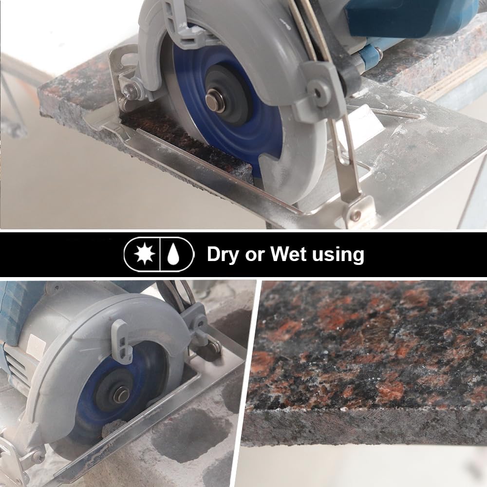 SHDIATOOL 5-Inch Diamond Saw Blades, Granite Cutting Disc, Cutter Wheel for Concrete, Reinforced Concrete, Masonry, Stone, Paver 125mm(Pack of 10)