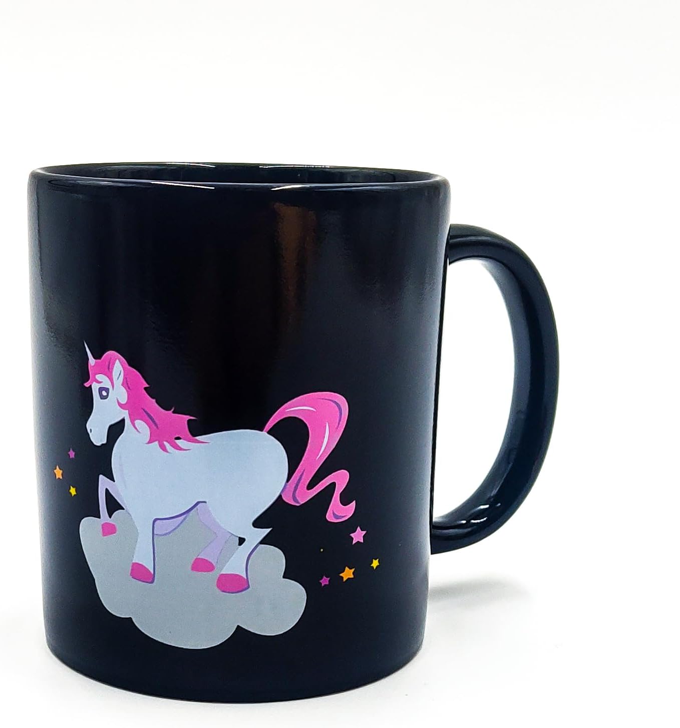 Cimpress Tasse Thermique En Céramique Avec Changement De Couleur, Tasse Promotionnelle Avec Logo De Votre Choix, Tasse Avec Photo Magique, Personnalisable, 325 Ml, Noir