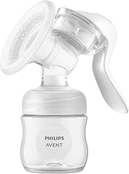 Philips Avent Natural Motion Manuel Göğüs Pompası, Sessiz ve Taşınabilir Tasarım, Doğal Emme Ritmi, Silikon Başlık, Kolay Temizlik, Emzik ve Saklama Diskli, SCF430/10