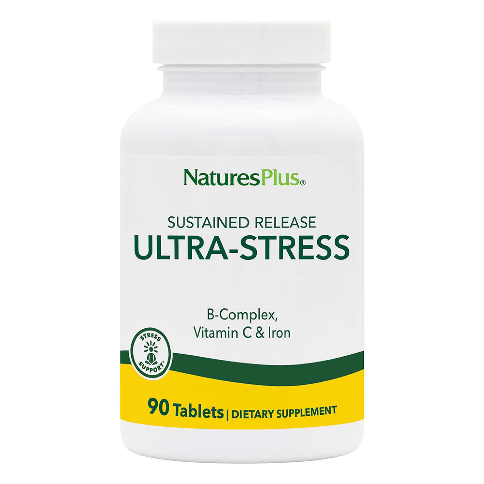 Nature's Plus Ultra-Stress with Iron - Sustained Release Tablets, 90 count