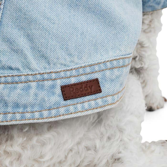 Reddy by Petco Denim Jacket for Dogs, Blue, XX-Small