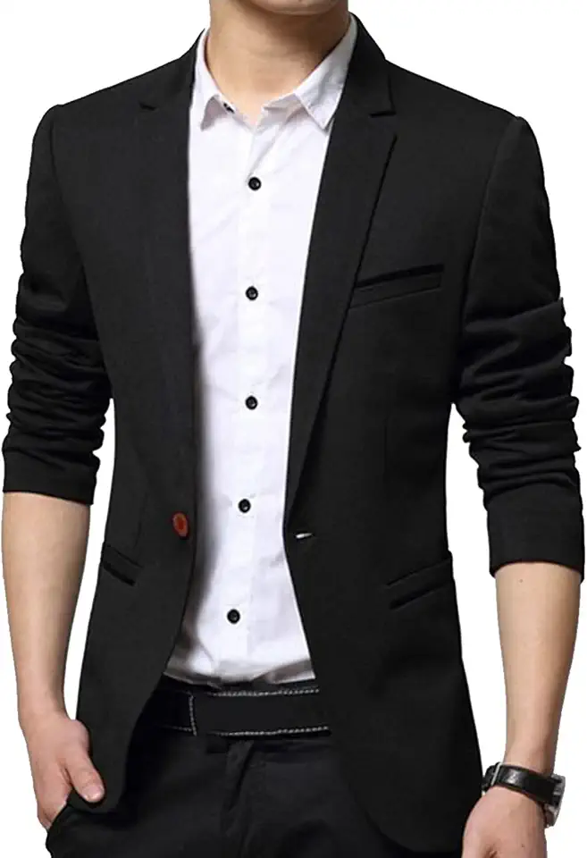 Blazer masculino plus size, justo, para casamento, smoking, negócios, casual, jaqueta