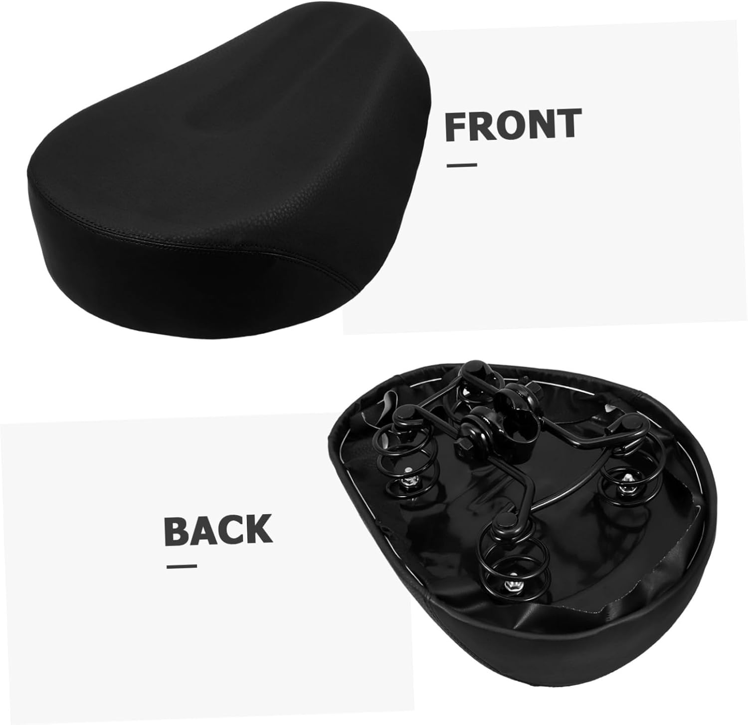 BESPORTBLE Electric Bike Seat Pad Comfortable Replacement Saddle Cushion Shock Absorption Easy Install Pu and Material for Electric and Adult