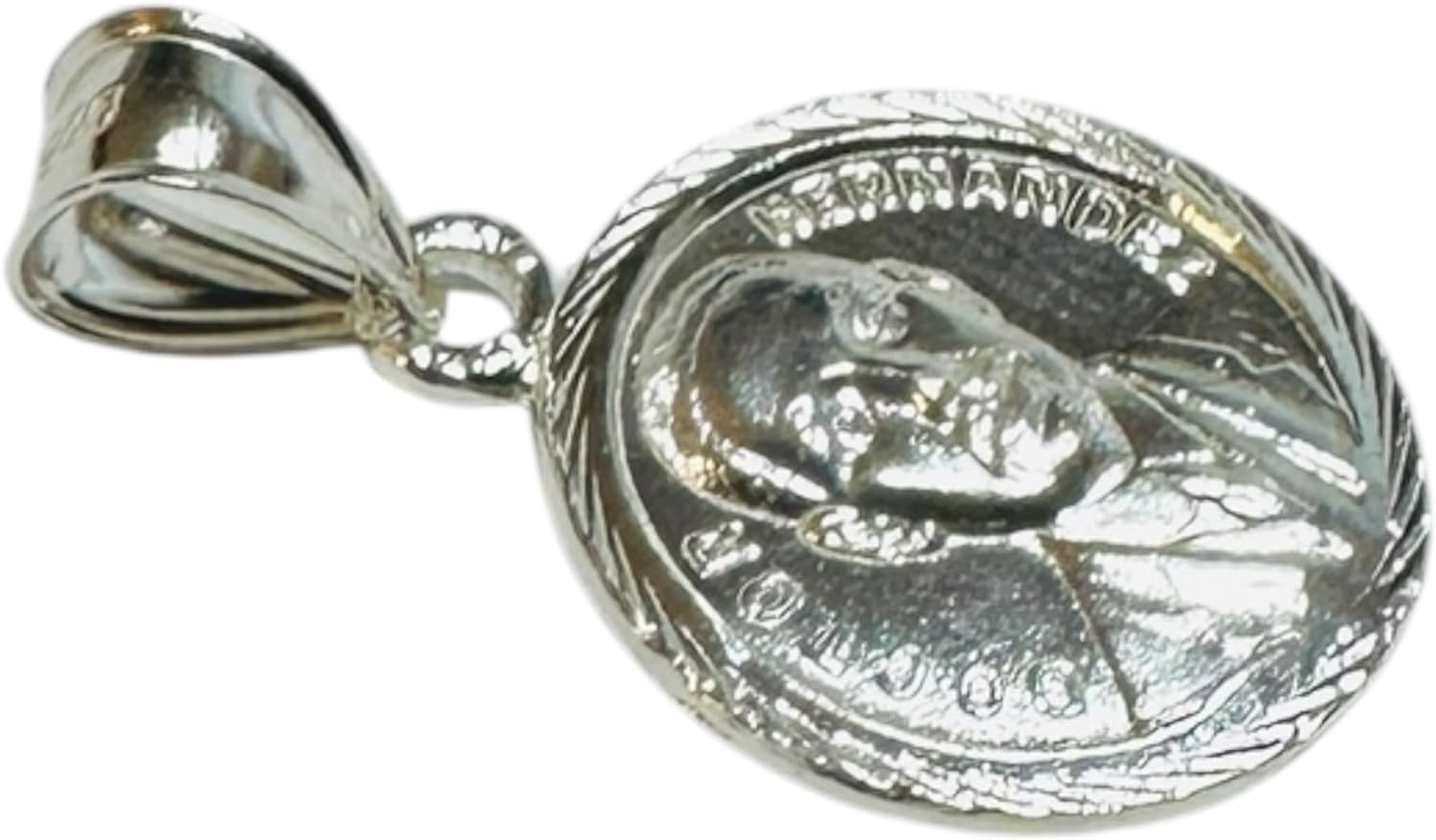 Sterling Silver Saint Jose Gregorio Hernandez 16mm (0.64") Medal