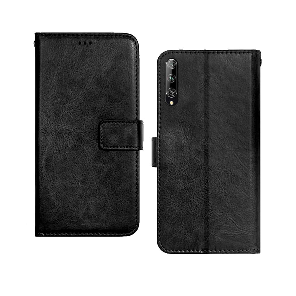 Pinaaki Enterprises Huawei Y9s Flip Case | Premium Leather Finish | with Card Pockets | Wallet Stand |Complete Protection Flip Cover for Huawei Y9s - Black (B08XPH76Q3) Amazon Price History, Amazon Price Tracker
