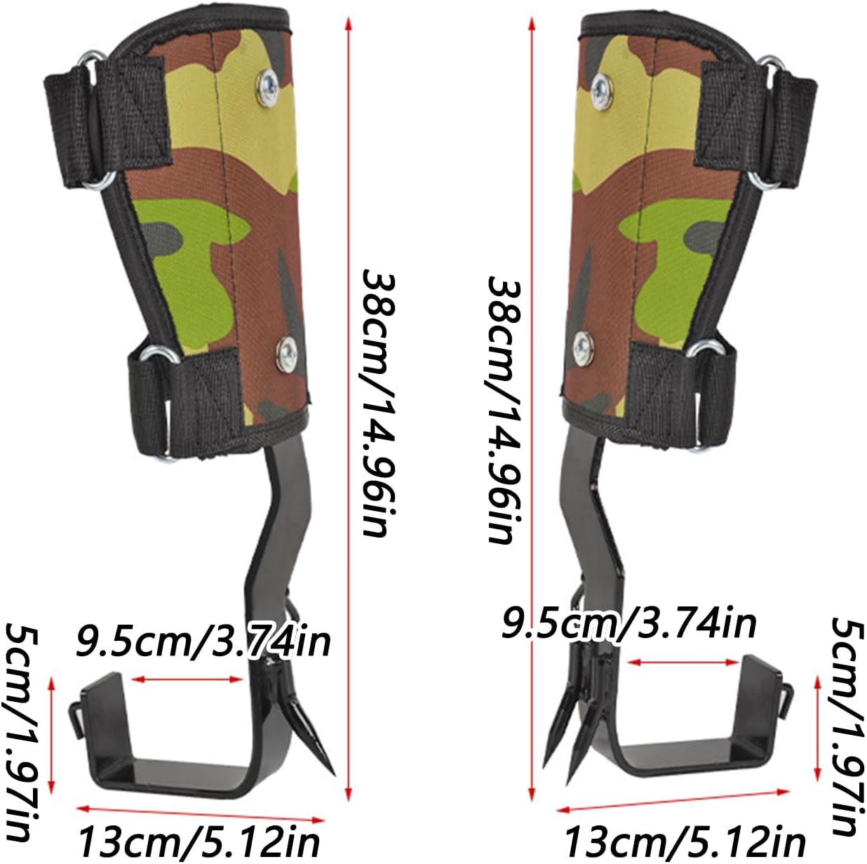 [Midieobe] ツリークライミングキット, 安全ハーネス取り付け工具, ポール登り装備, 樹木作業向け、屋根工事向け、岩石山岳