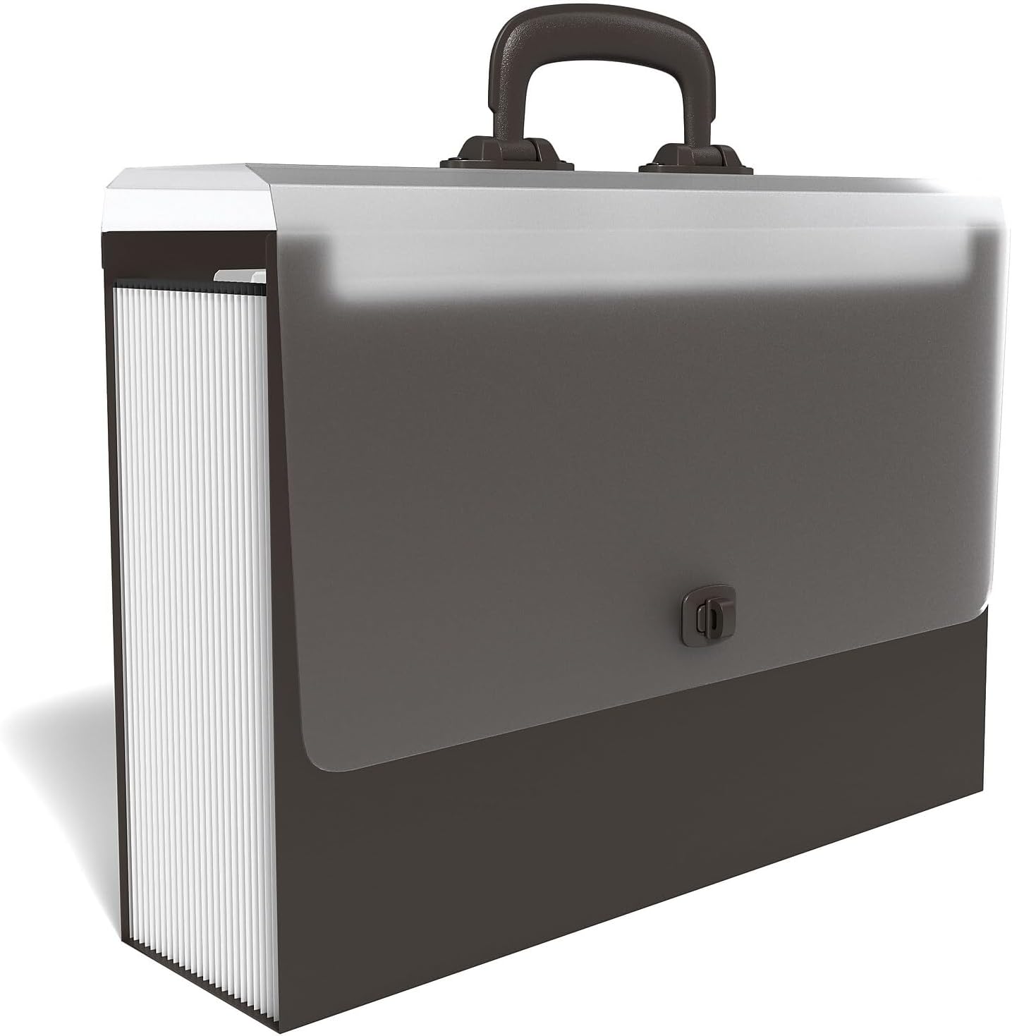 TRU RED Plastic Accordion File, 26‑Pocket Expanding Organizer, Legal Size, Heavy‑Duty Black Poly – 2/Pack