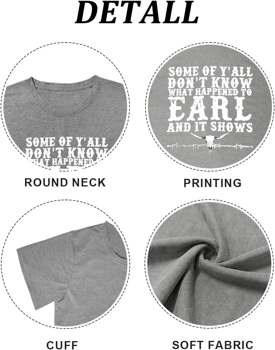 MZEAZRK Women Pogue Life Outer Banks Shirts Funny Palm Tree Bus T Shirt Short Sleeve Loose Fitting Summer Tops - Image 5