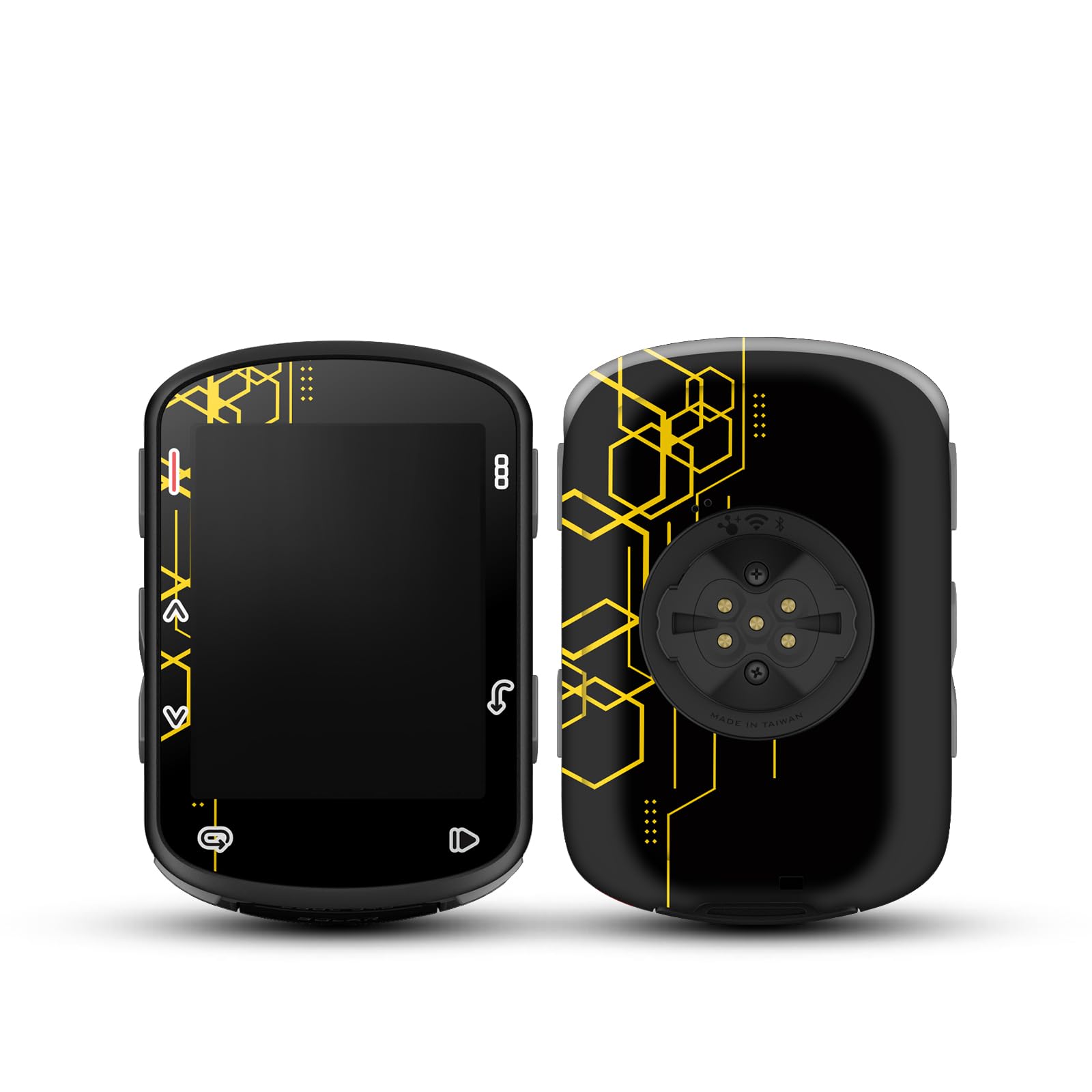 CHIDIFANS Stylish Stickers Compatible with Garmin Edge 540/840 Bike Computers, Protective Stickers, Cases, PVC Material in Various Styles (Style 11)