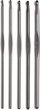 Prym Crochet Hook Set, Gunmetal, 2.5-5mm