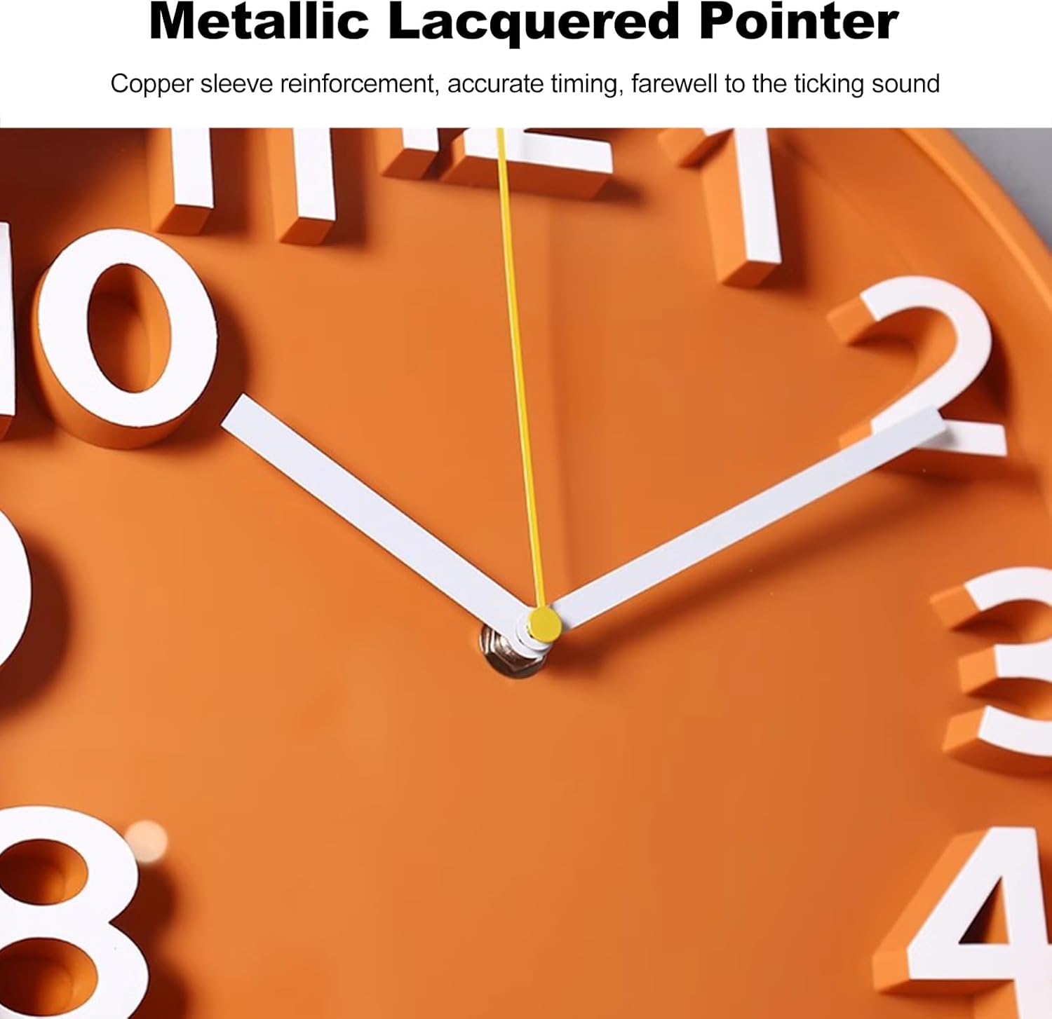 Ergocar Wall Clock, Art Decoration Wall Clock, Silent Wall Clock is Easy to Read and Automatic Time, Suitable for Living Room, Bedroom, Office, Restaurant