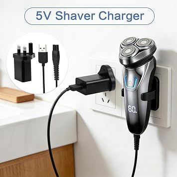 5V 2A Charger Compatible with Philips 3000X 5000X i9000 OneBlade & Shaver