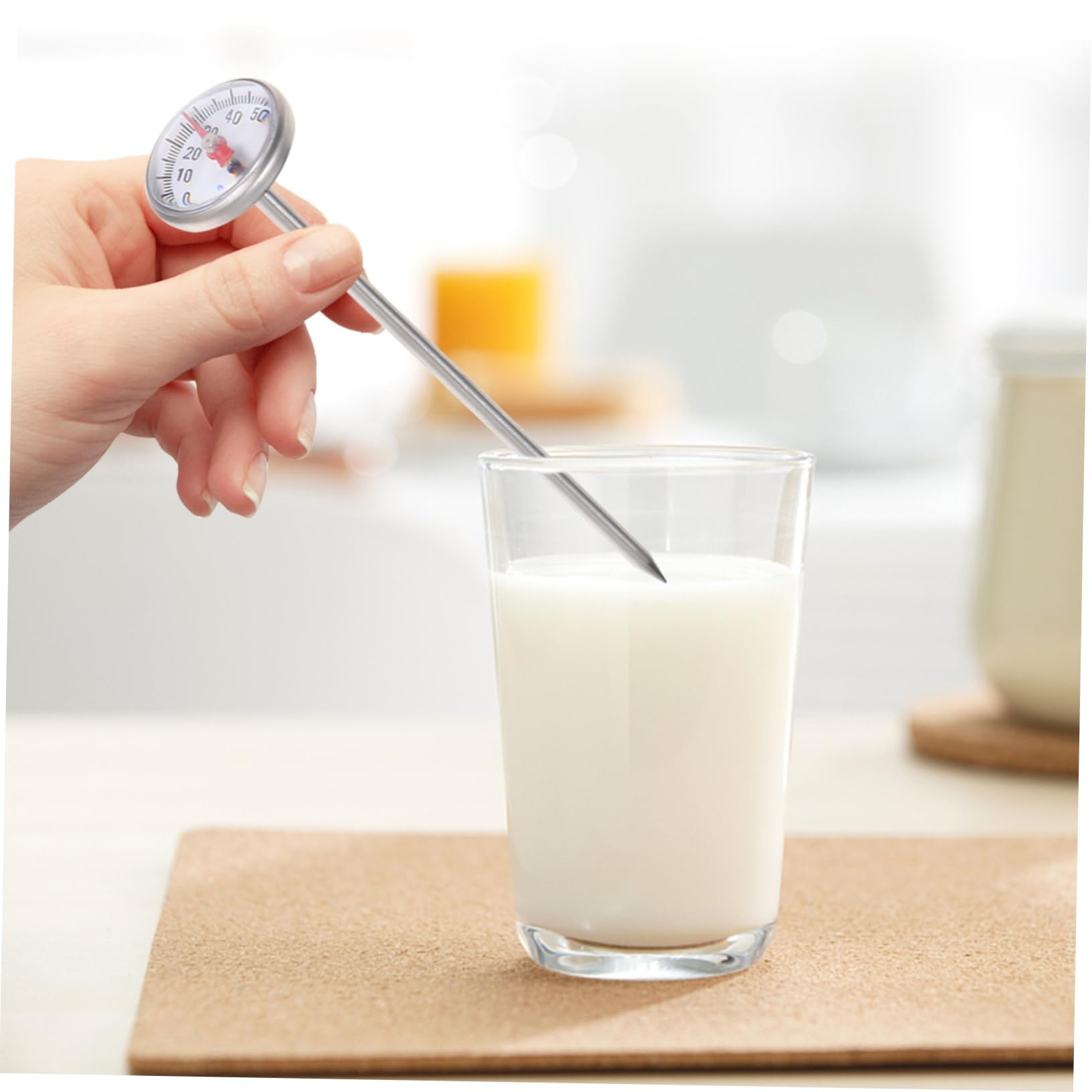 PRETYZOOM Digital Cooking Thermometer Probe for Food Kitchen Milk Water Oil Precision Thermometer Probe for Cooking