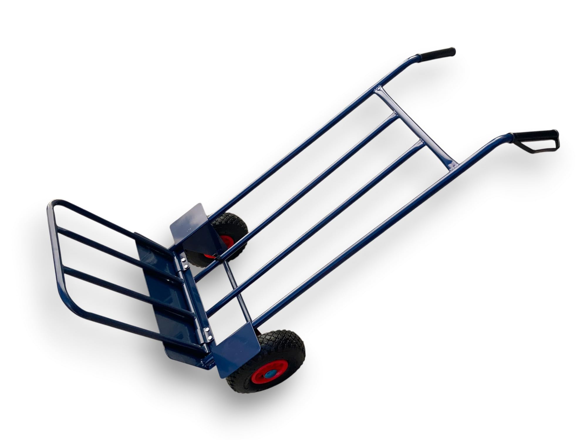 Chariot Diable de Transport et manutention | Charge 180 kg | Plateau pivotant Repliable | Roues gonflables Ø 260 mm | Déménagement Transport chargements Lourds | Kibros 9CH180BL