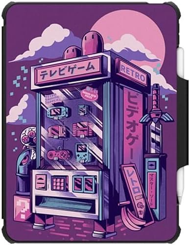 Vista 36 de CASETiFY Funda Impact para iPad Pro de 11" (3ª/4ª generación), diseño Groovy, color negro transparente