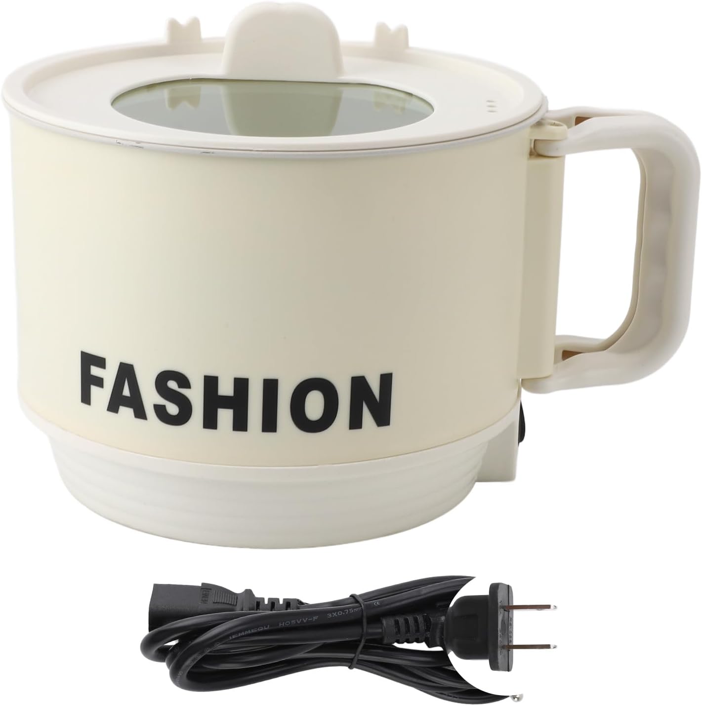 Olla Eléctrica Portátil Haofy Mini 450W 1.8L con Asa Plegable