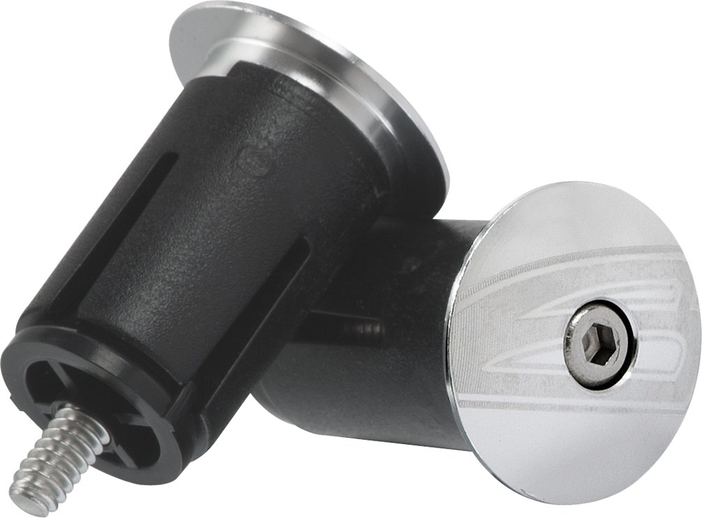 BikeHard Challenger Alloy Barend Plugs Silver