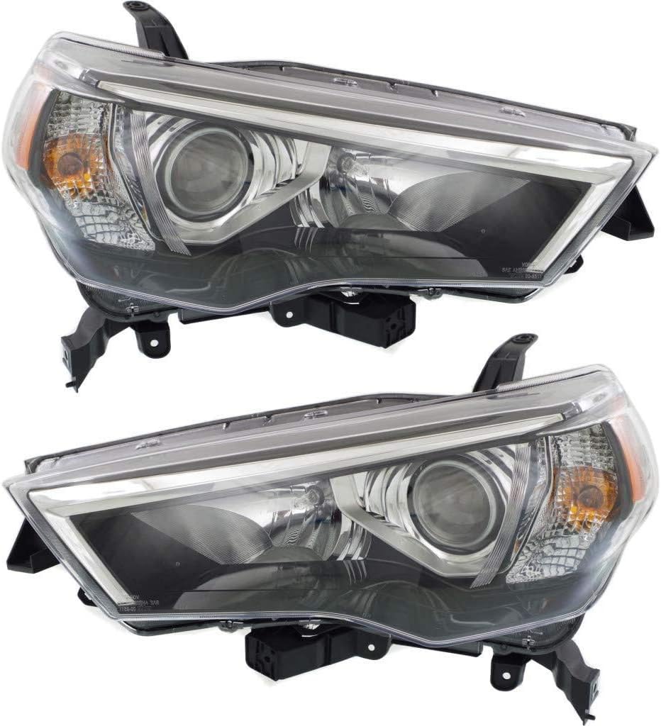 CarLights360: For Toyota 4Runner Headlight Assembly 2014 15 16 17 2018 Passenger Side DOT Certified w/Bulbs TO2519150