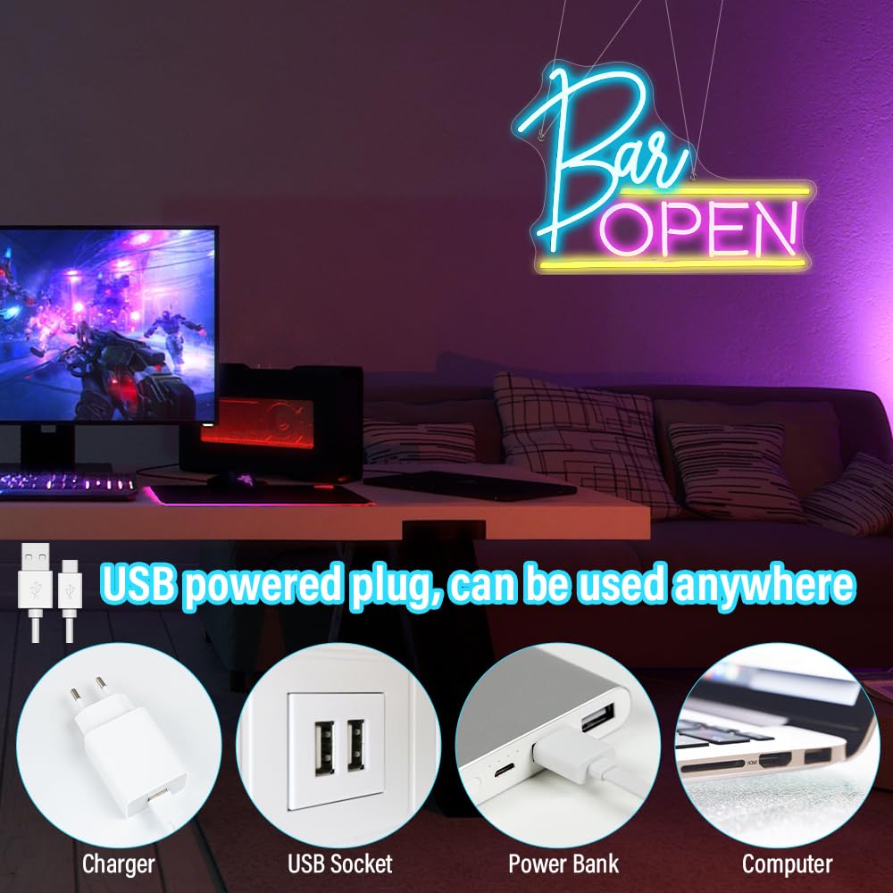 Wanxing Bier Bar Bedrijfs Neon Sign,Led Sign Open Belettering met USB, Neonbord Muur Decoratie,Dimbaar lichtbord,Voor het Decoreren van Pubs,Etalages Wanxing Bier Bar Bedrijfs Neon Sign,Led Sign Open Belettering met USB, Neonbord Muur Decoratie,Dimbaar lichtbord,Voor het Decoreren van Pubs,Etalages