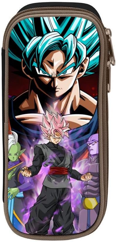 Amazon Co Jp 超サイヤ人ゴッド 破壊神ビルス ウイス 男の子鉛筆ケース ダブルジッパー付き大容量ペンバッグ化粧ポーチ耐久学生文具 Black Home Kitchen