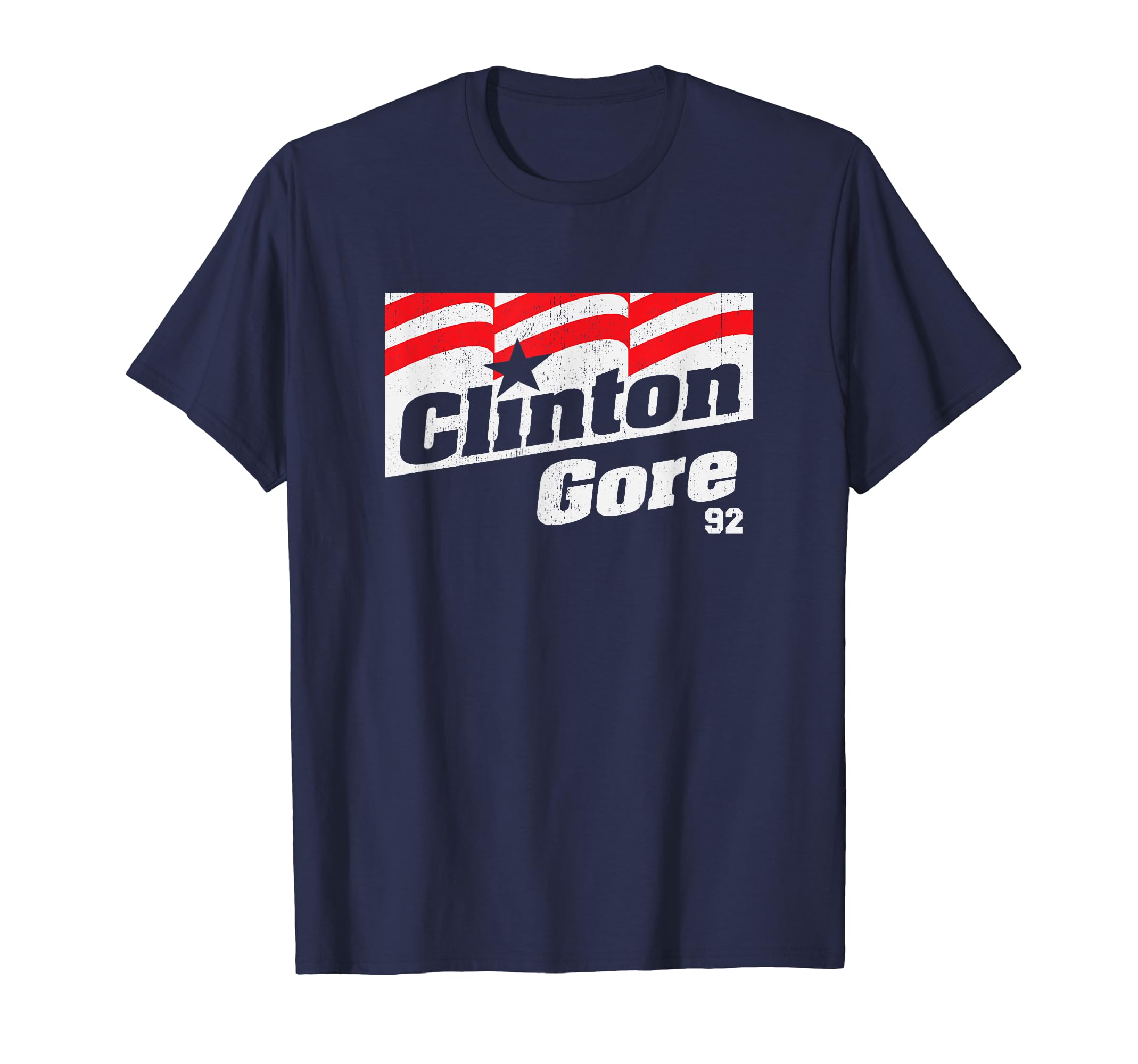 Clinton Gore 92 Retro Campaign T-ShirtOEKO-TEX STANDARD 100