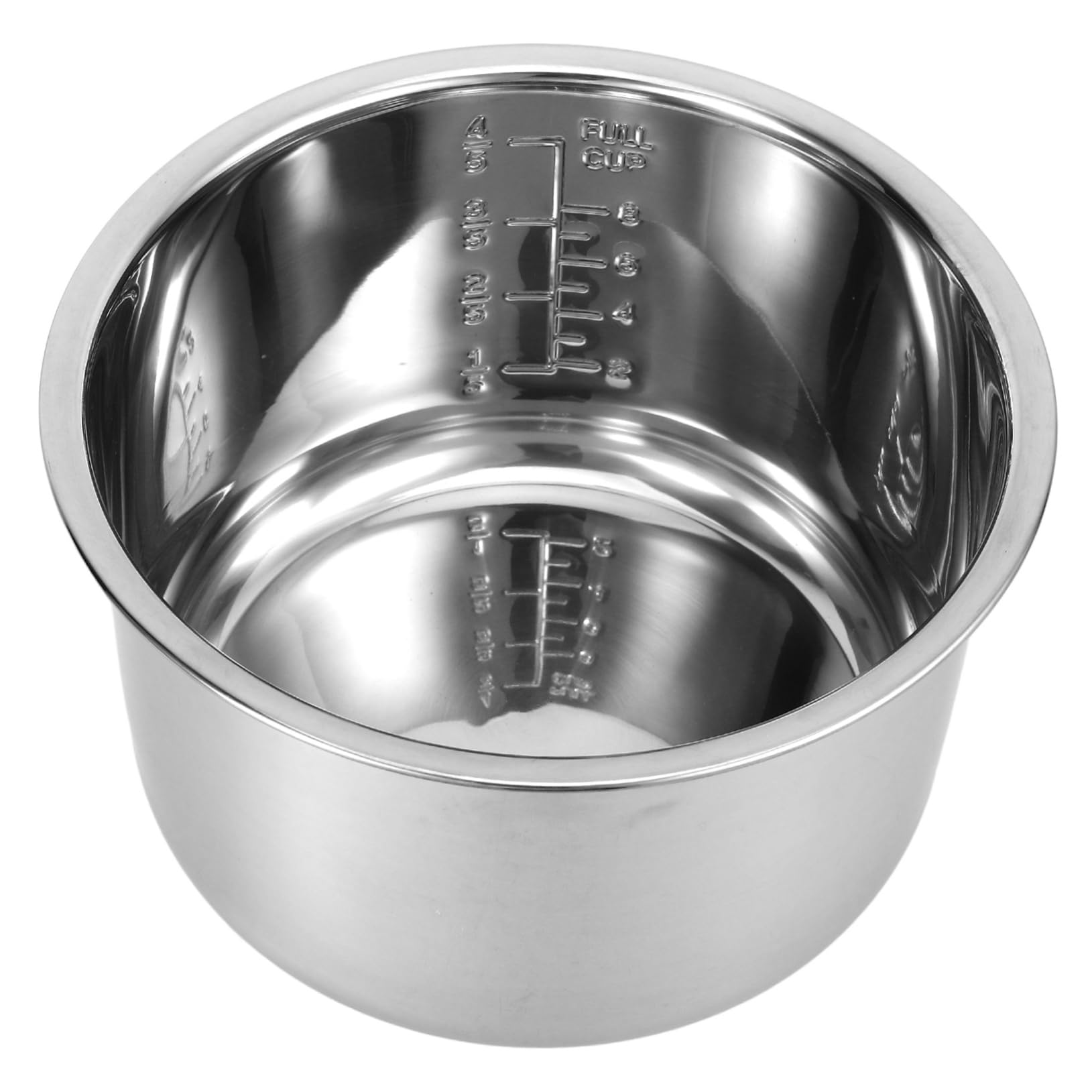 PRETYZOOM Stainless Steel Rice Cooker Liner Cooker Inner Pot Precision Scale Kitchenware Supply