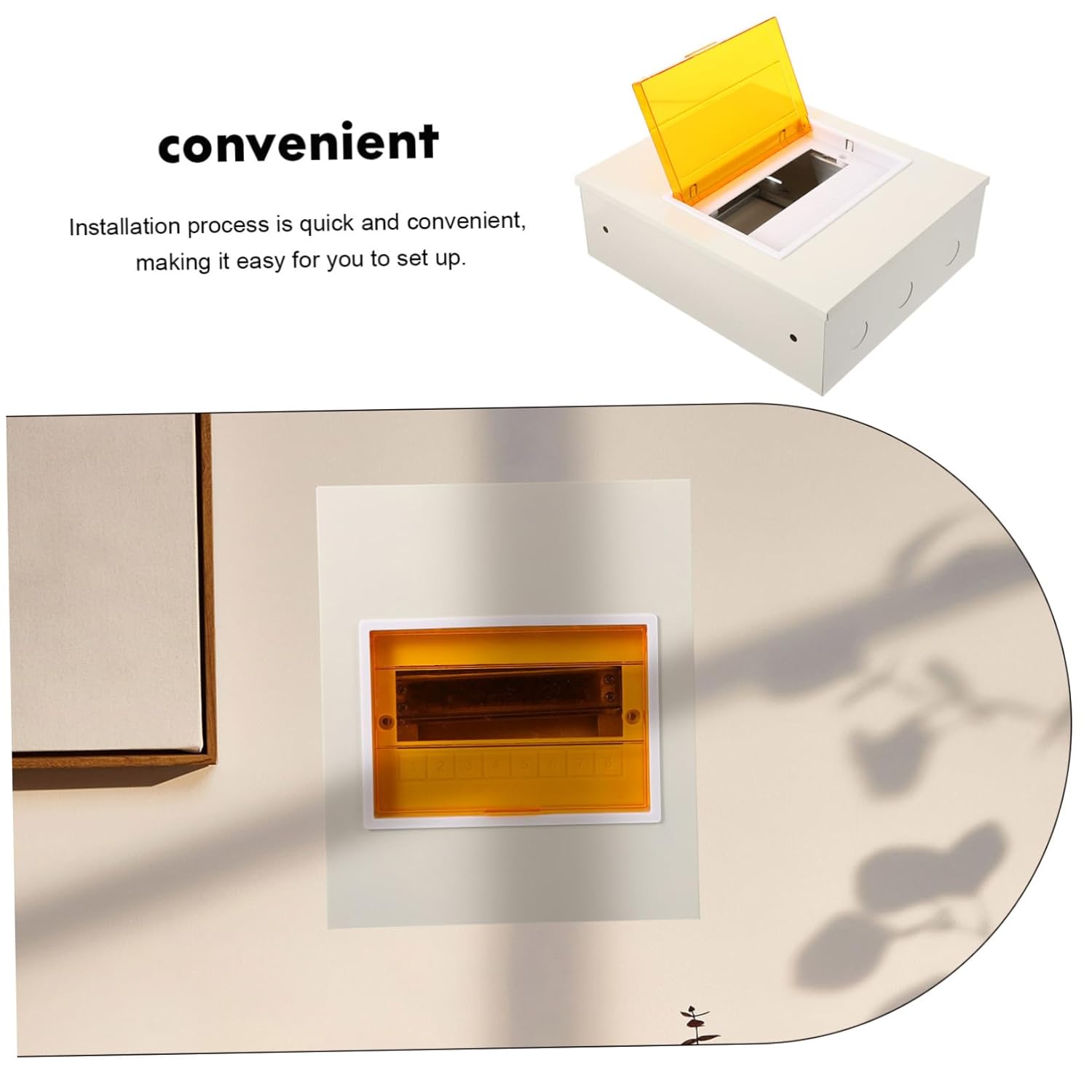 Breaker Box Cover Weatherproof Electrical Panel for Home Circuit Control Box with Advanced Safety Features Easy Installation and Flexible Circuit Options