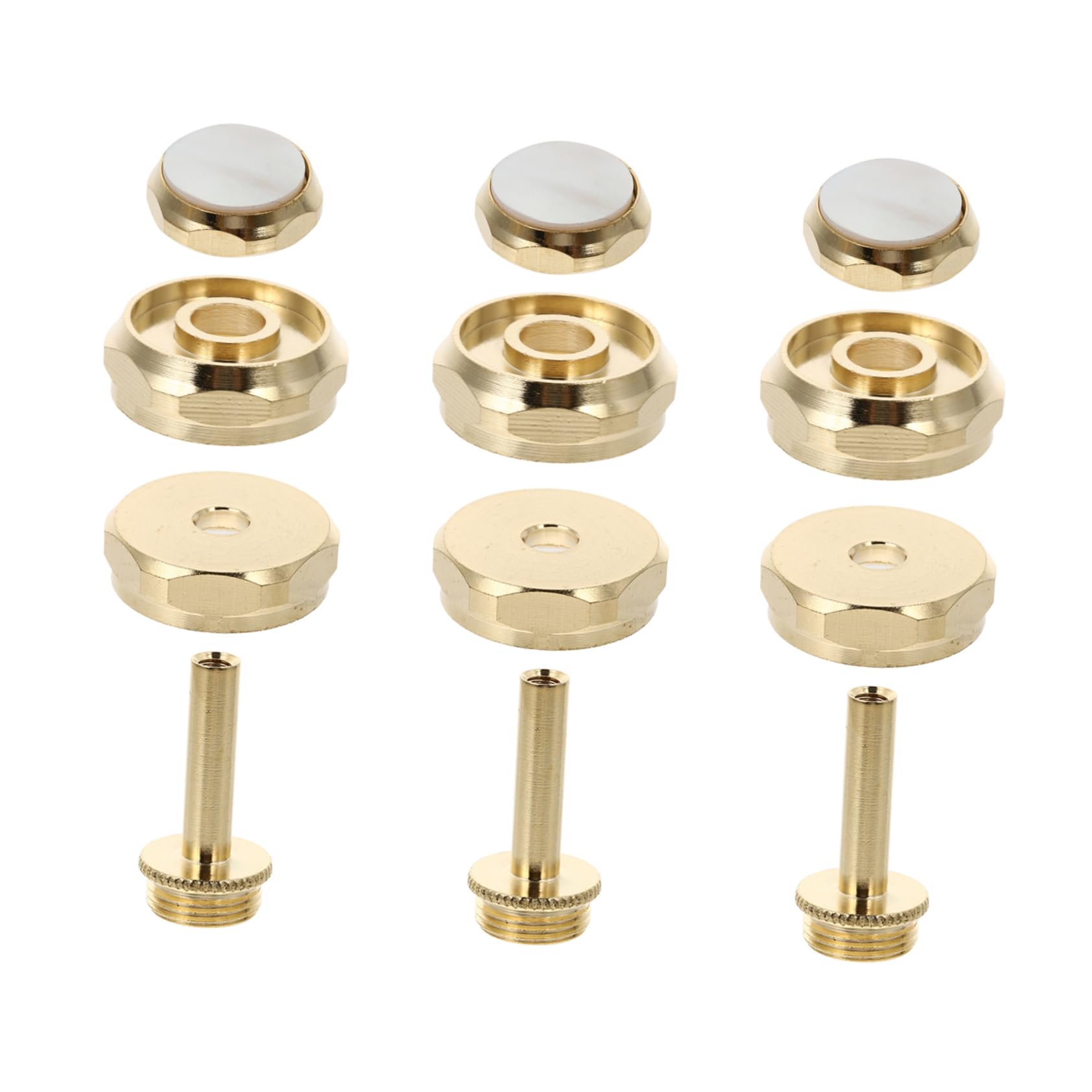NULYLU Trumpet Case for Button Buckle Piston Button Snap Press Cover Trumpet Trim Kit