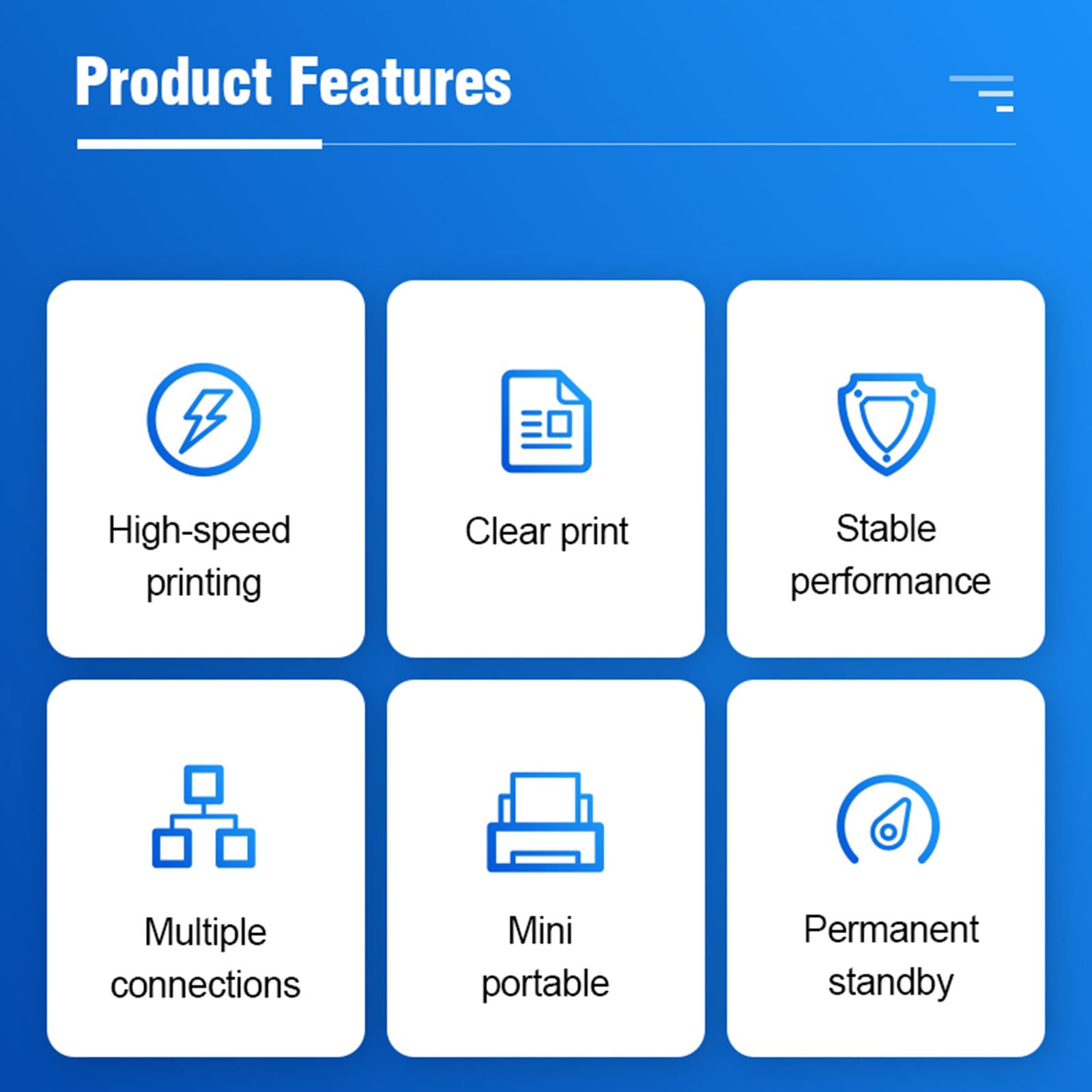 Termiczna drukarka pokwitowań Mini USB + Bluetooth, przenośna drukarka pokwitowań o rozdzielczości HD 58 mm, kompatybilna z telefonem z systemem Android/iOS, czarna