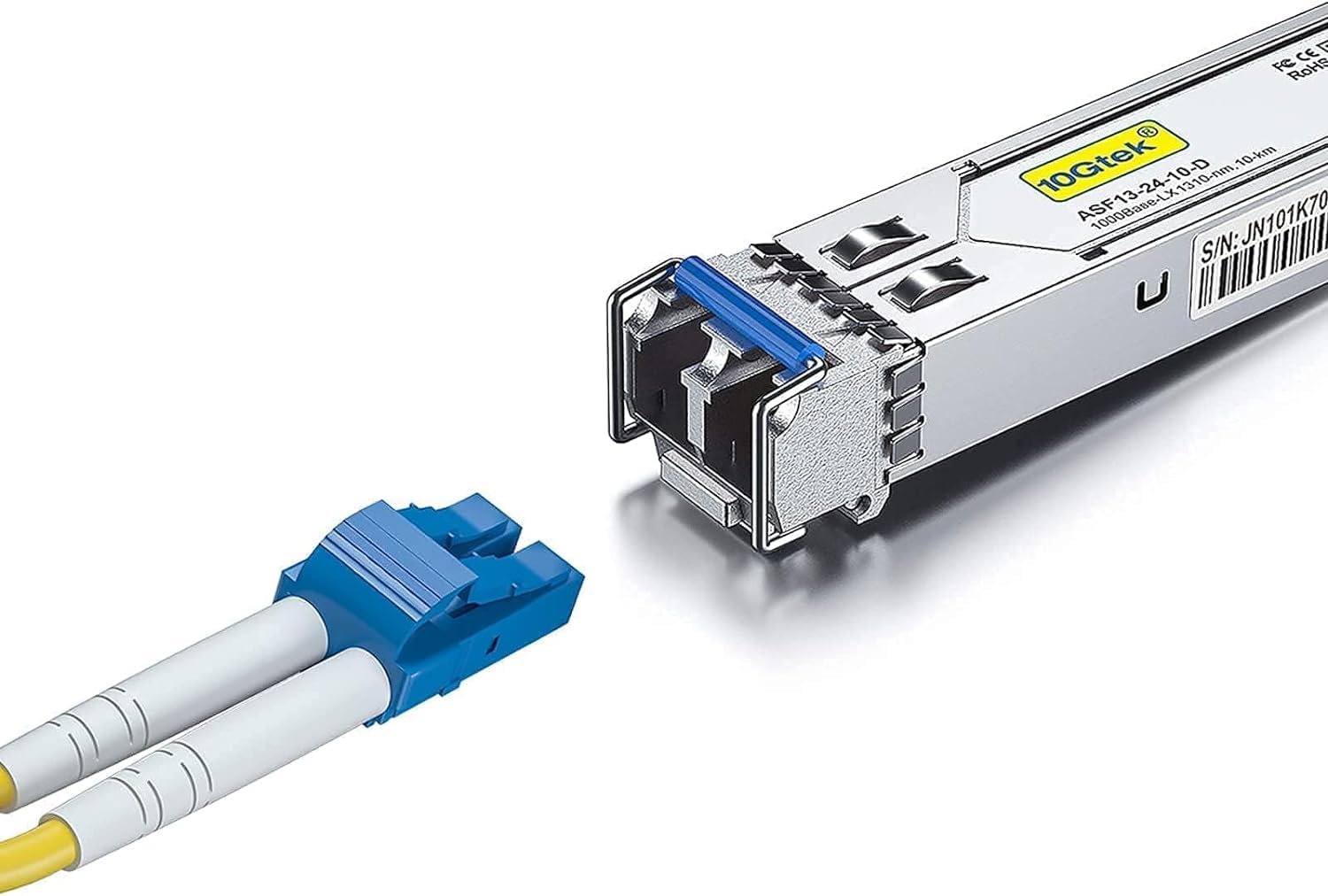 30M OS2 LC to LC Fiber Patch Cable - LC to LC OS2 & 1.25G SFP 1000Base-LX Transceiver