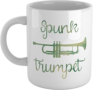 Spunk trumpet | UK Seller | Ceramic mug | Mug for Coffee or Tea Lovers | Friend gift | Birthday idea | Funny Silly gift