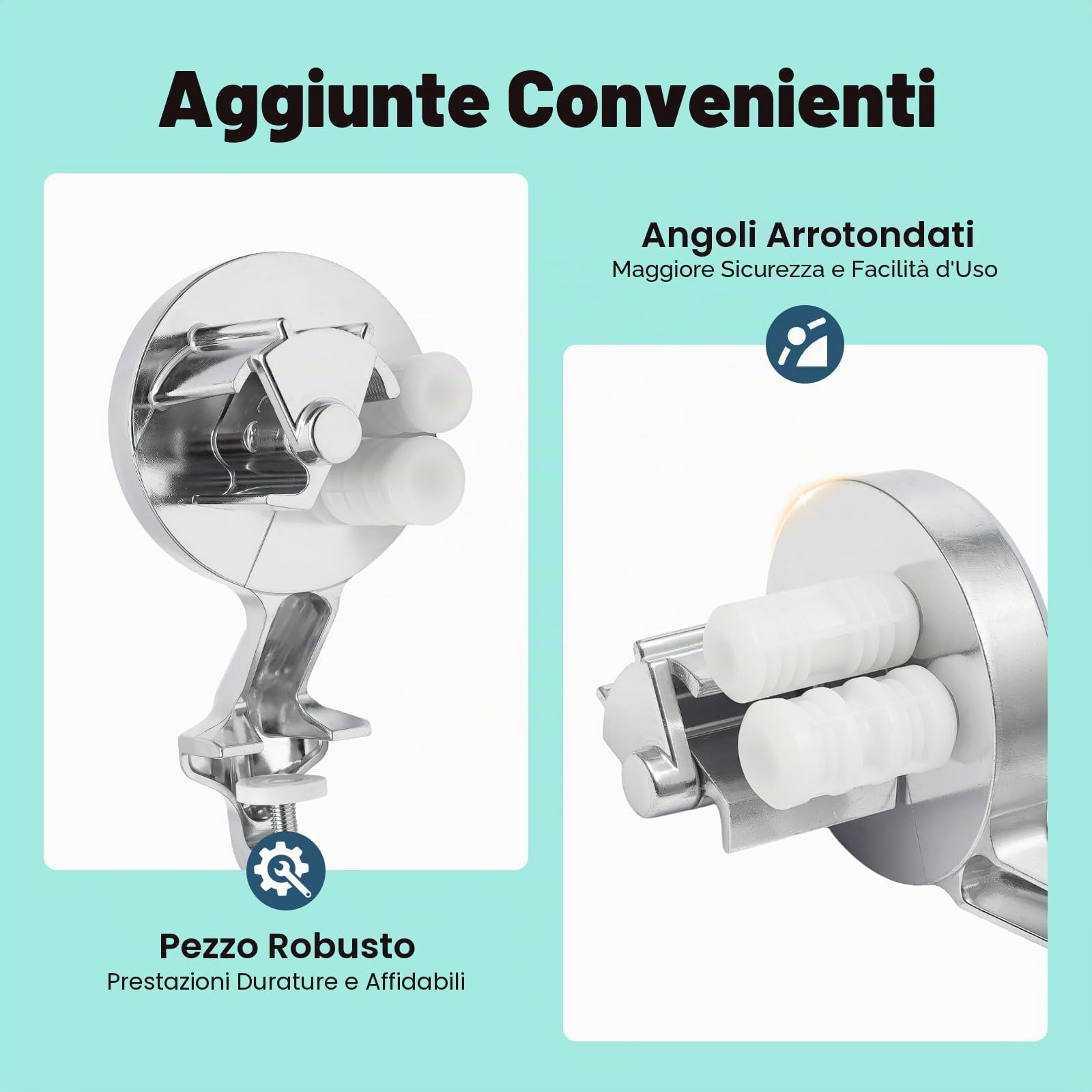 Macchina per Cavatelli, macchina manuale per gnocchetti con manovella e rulli, macchina per pasta da cucina in lega di alluminio fissabile per gnocchetti e conchiglie, argento