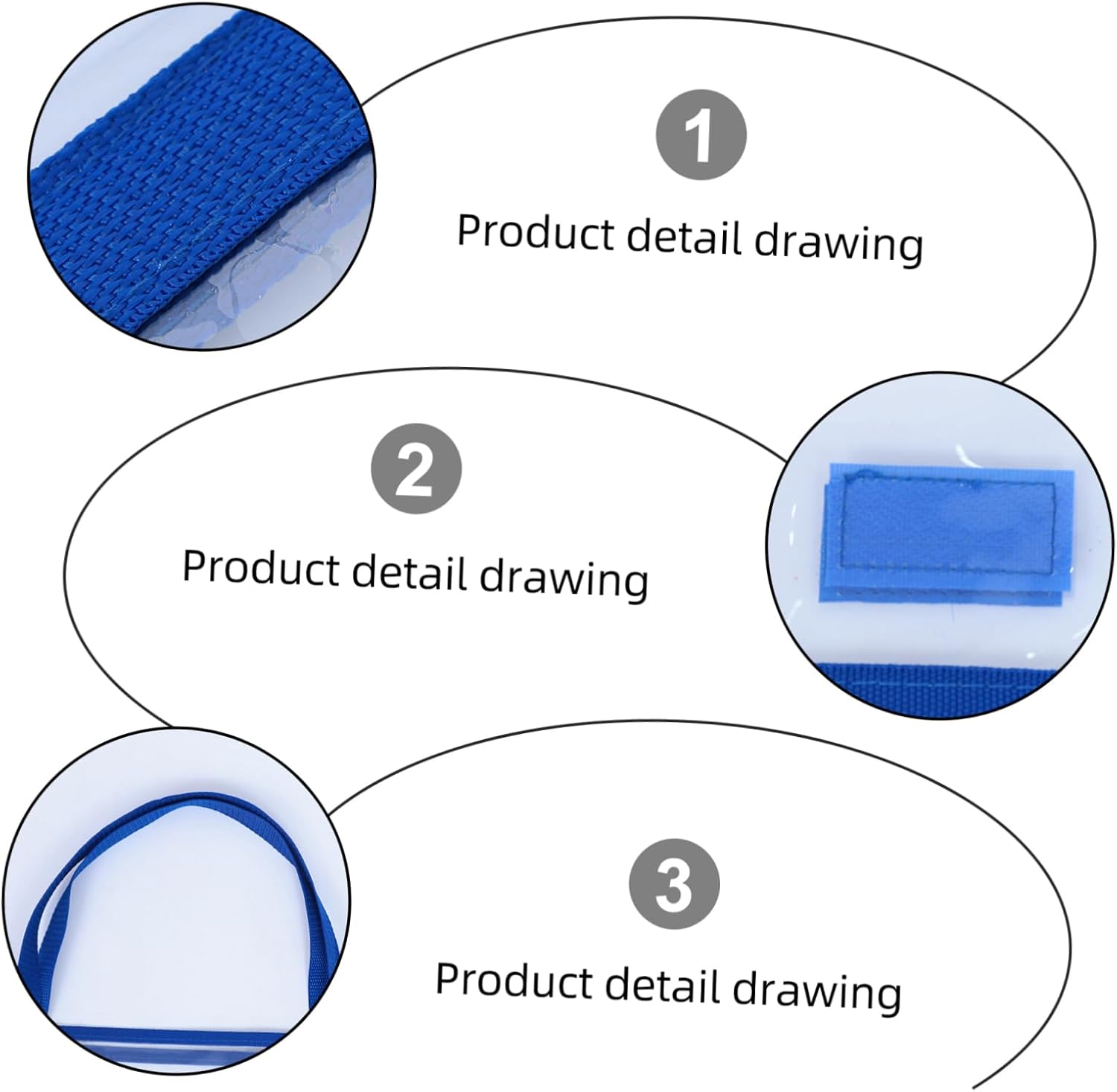 Portable Art Portfolio Bag for Posters and Bulletin Boards, Blue
