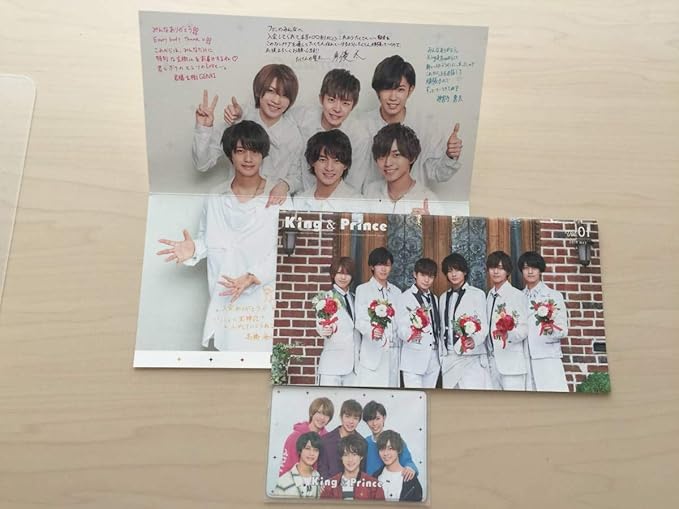 Amazon King Prince キンプリ 平野紫耀 ファンクラブ 会員証ケース サンキューカード 会報 3点セット アイドル 芸能人グッズ 通販