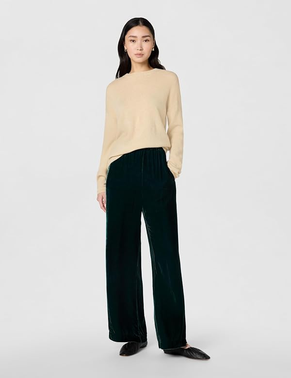 Velvet by Graham & Spencer Women's Brynne Cashmere Classics Pullover Sweater, Almond, X-Large by Velvet by Graham & Spencer - Image 6