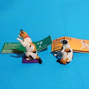 Amazon.co.jp: レア チョコQ ペット動物 シークレット 福猫 三毛