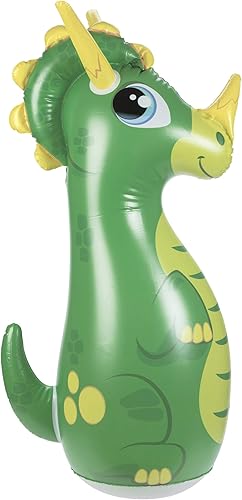 Miniatura 2 de Toysmith Tricera-Toss - Juguete inflable para lanzar anillos de piscina