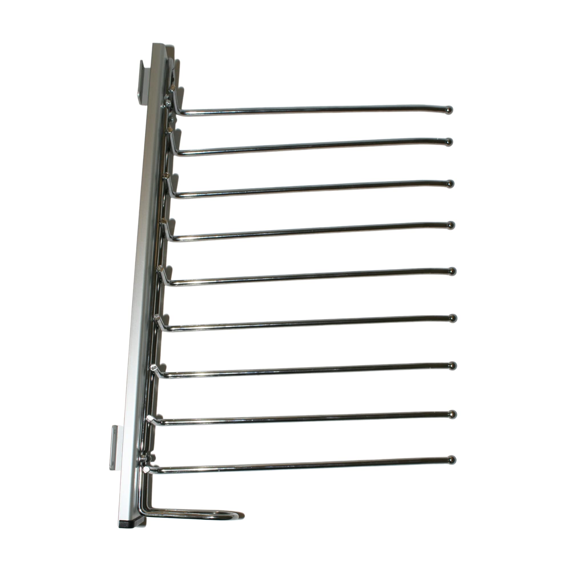 DOJA Barcelona | PERCHERO EXTENSIBLE PANTALONES | 9 Posiciones Izquierda | Percheros Pantalones Extraible | cuelga pantalones extraible | colgador pantalones, Percha para Armario, Vestidores...