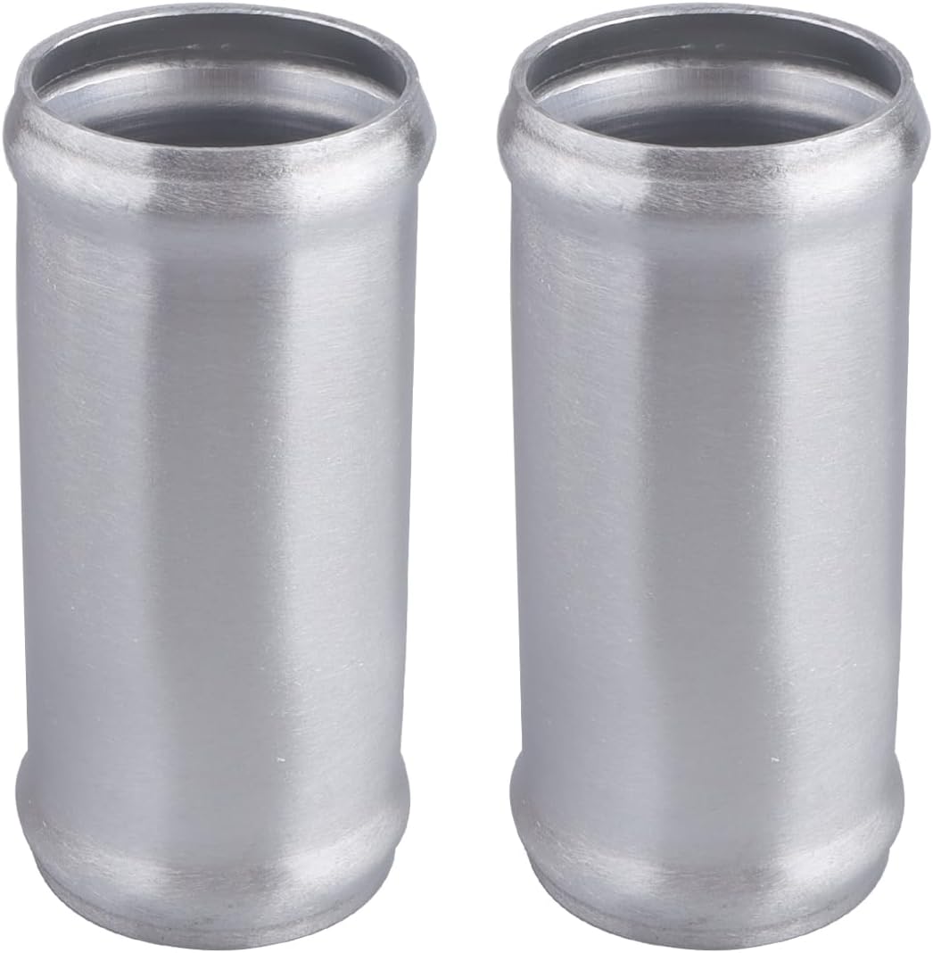 AC PERFORMANCE 4" (102mm) OD Aluminum Alloy Hose Joiner Silicone Pipe Connector Bead, 4" Length, Pack of 2