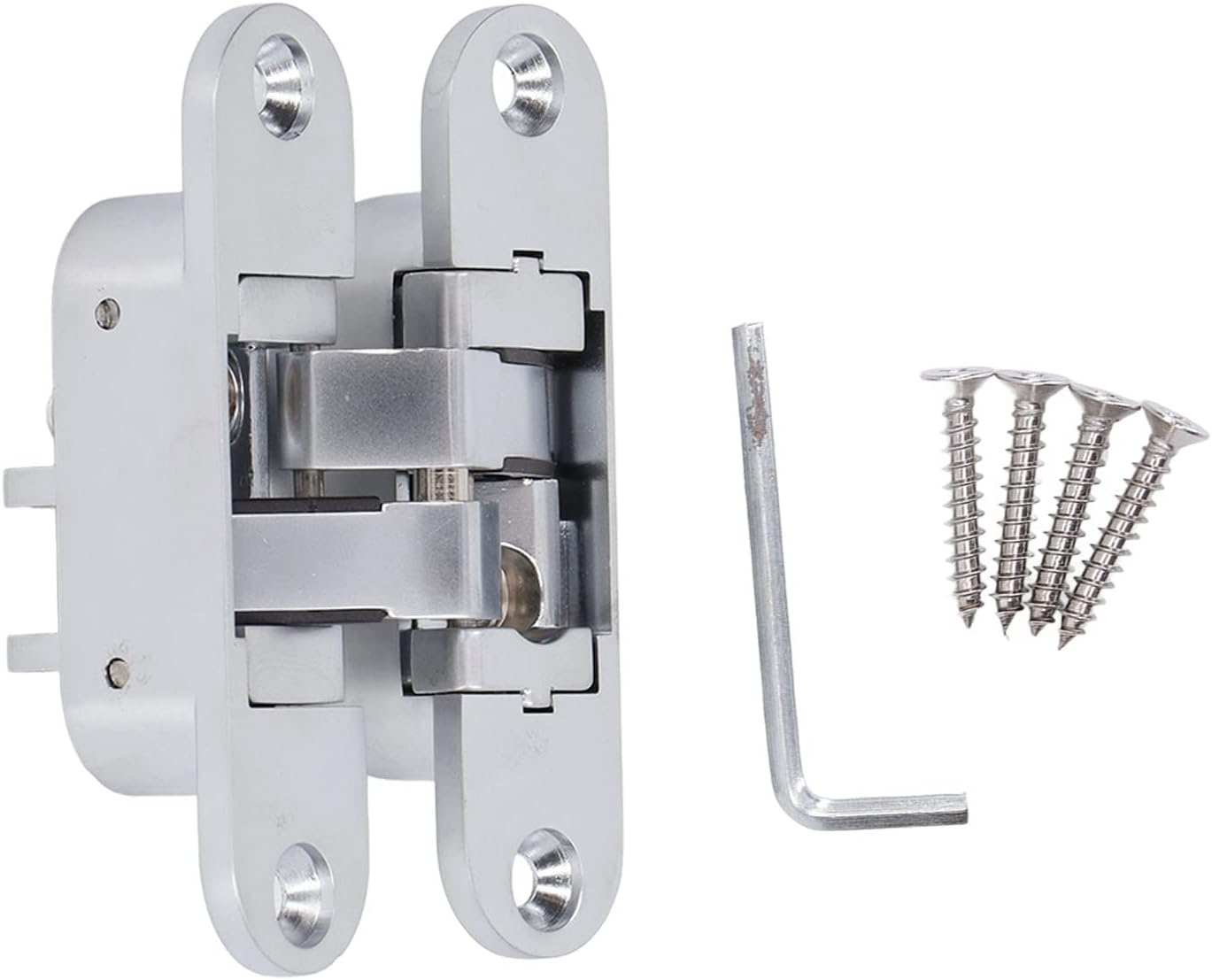 4 Pezzi Cerniera 90/180 Gradi Con 16 Viti, Cerniera Pieghevole, Staffa - Foto 6