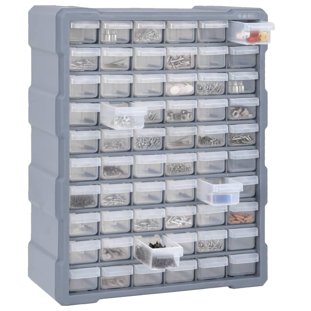 Genérico Organizador multicajones con 60 cajones 38x16x47,5 cm,Bricolaje,Accesorios de Bricolaje,Organización y Almacenamiento de Herramientas,Cajas de herramientas-147588