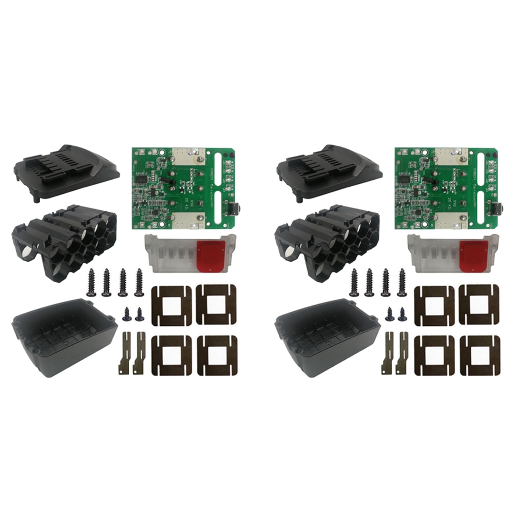 Lot de 2 circuits de protection de charge pour batterie au lithium 18 V