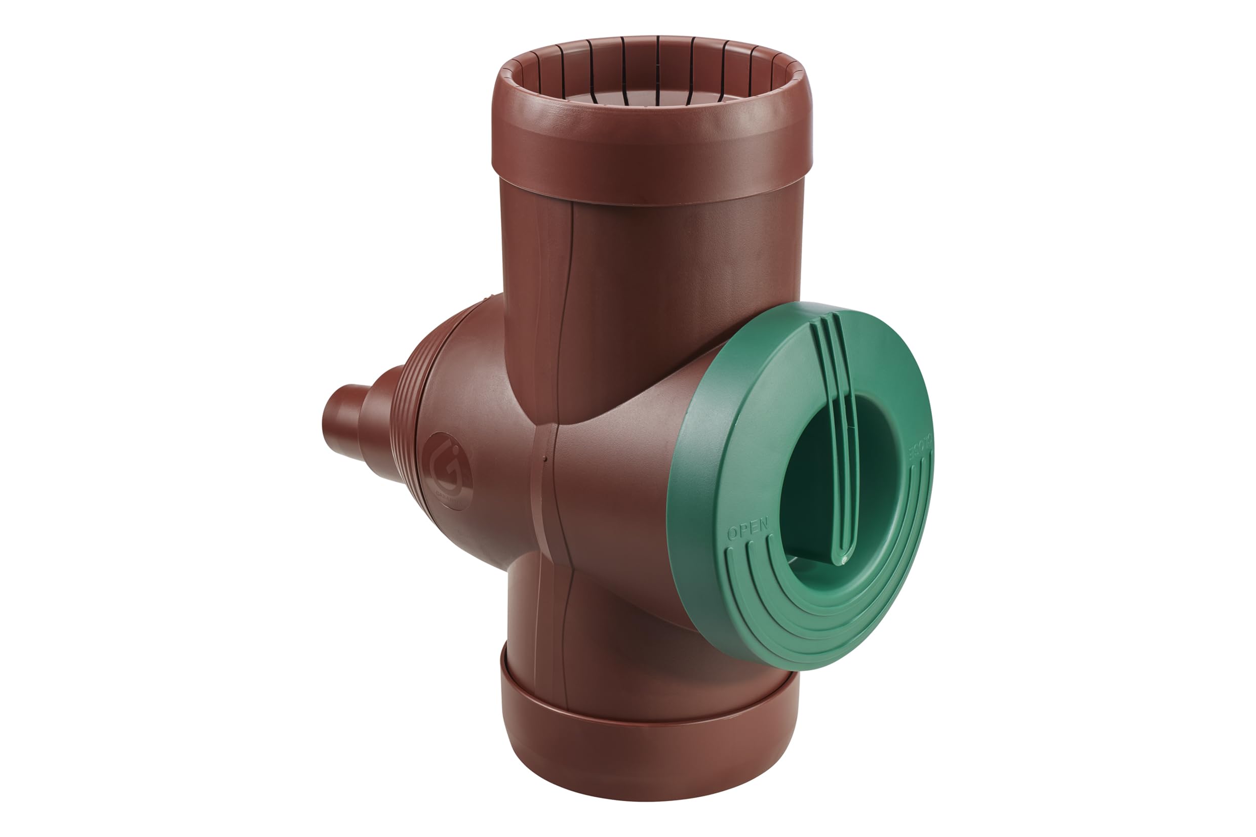 3P Filtersammler, Regenwasserumsteller & Filter - ideal für Regentonnen (Braun)