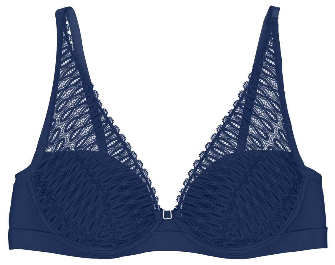 Triumph Women's Dark Blue Aura Spotlight T Wp Bra, 36C