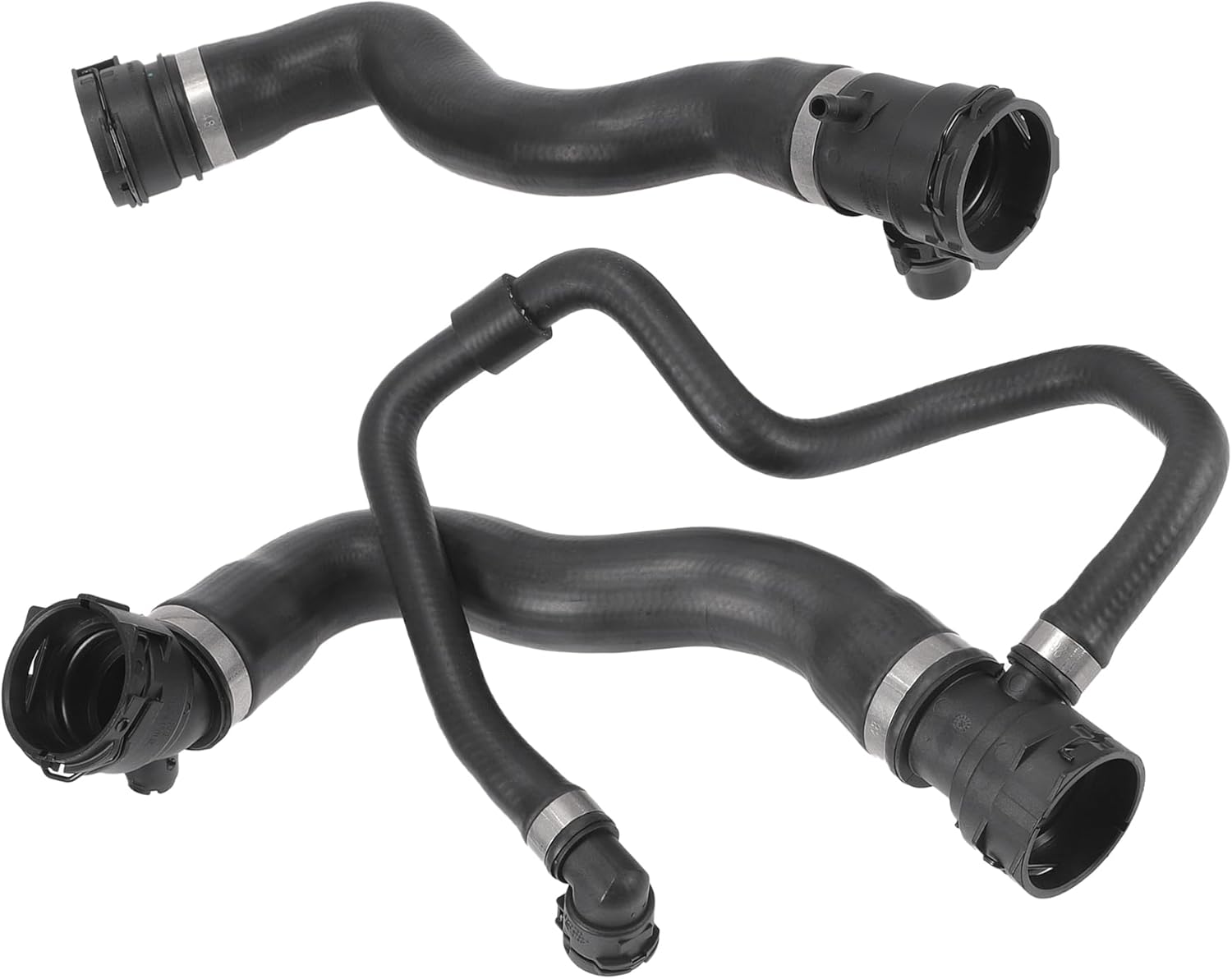 Engine Radiator Hose Set No.17127640916/17127619684 Upper Lower Radiator Coolant Hoses for BMW 528i 2.0L 2012-2016 Rubber