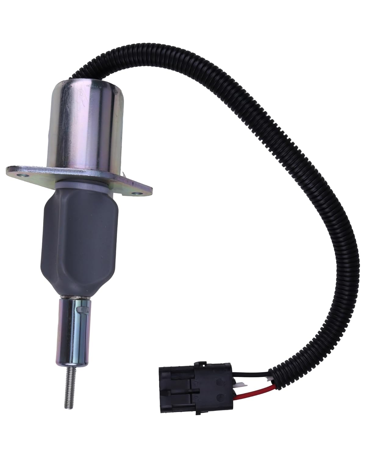 FridayParts 12V Shut Down Solenoid 3923680 Compatible for Cummins Engine 6C8.3 6CT 6CT8.3 6CTA ISC Replacement