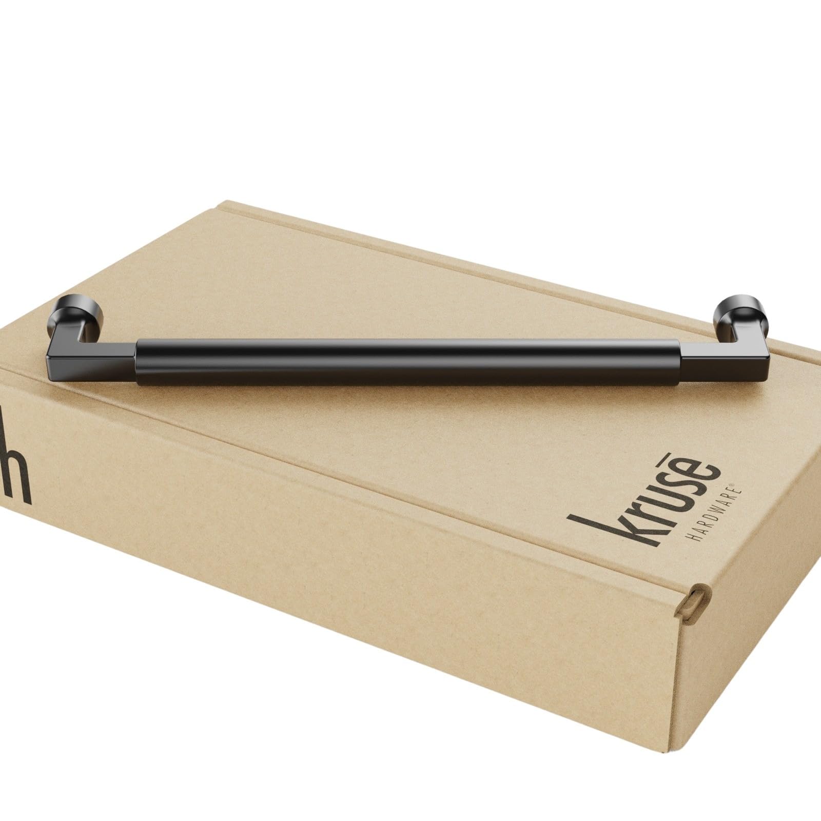 Kruse Hardware 31035 - (10-Pack) Chatham Door and Drawer Pull - 8in Center-to-Center, Matte Black